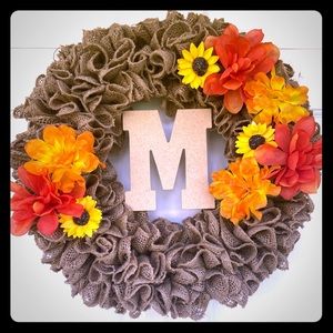 Customized Burlap Wreaths